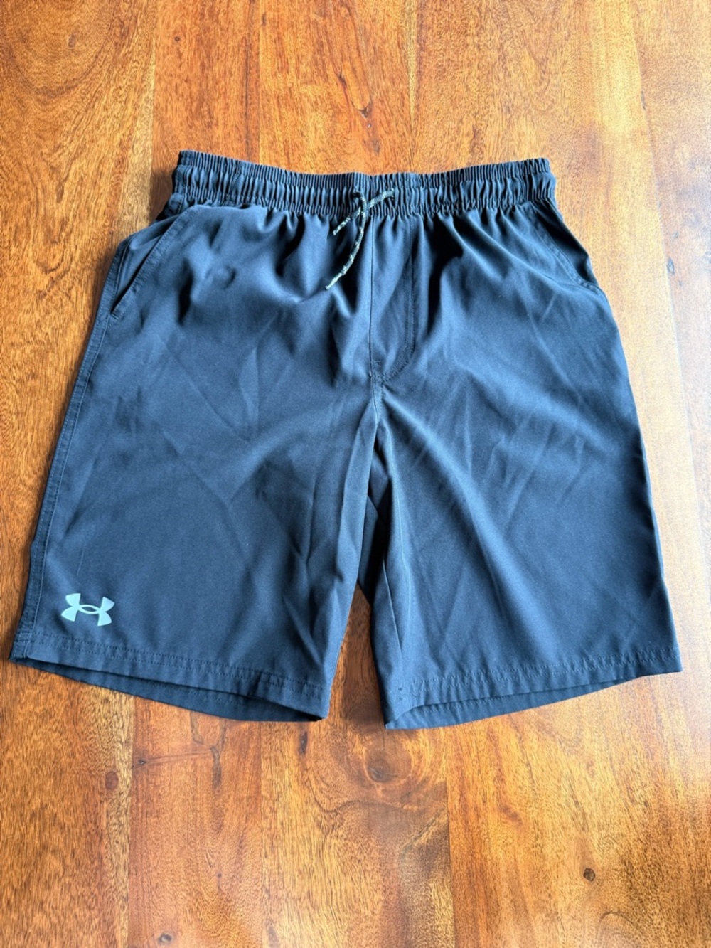 Kids’Under Armour OD Black Stretch Shorts with Logo